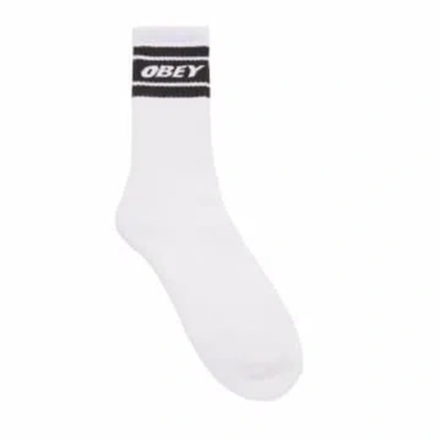 Obey Cooper Socks In White