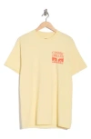 Obey Cosmic Dreams Graphic T-shirt In Yellow