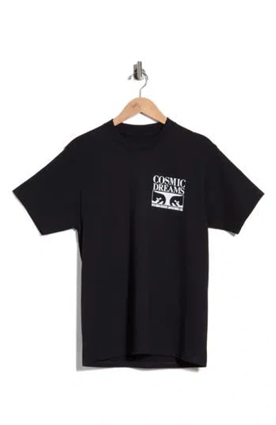 Obey Cosmic Dreams Graphic T-shirt In Black