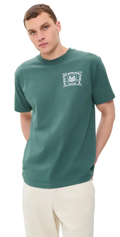 Obey Creative Studios Tee Pigment Rainforest In Green