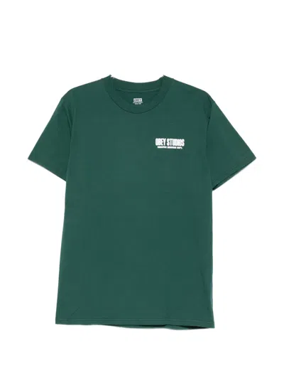 Obey Crew-neck T-shirt In Green