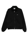 Obey Cwu Corduroy-collar Jacket In Black
