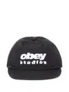 Obey Dance Studio 6-panel Cap In Black