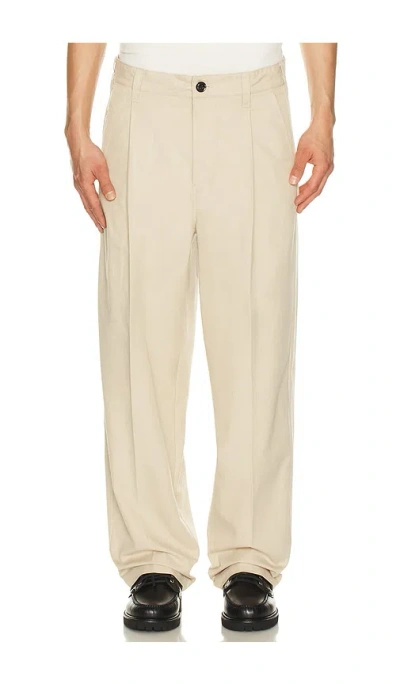 Obey Dean Pleated Pant In Neutral