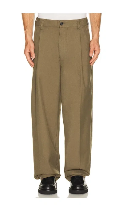Obey Dean Pleated Pant In Gray