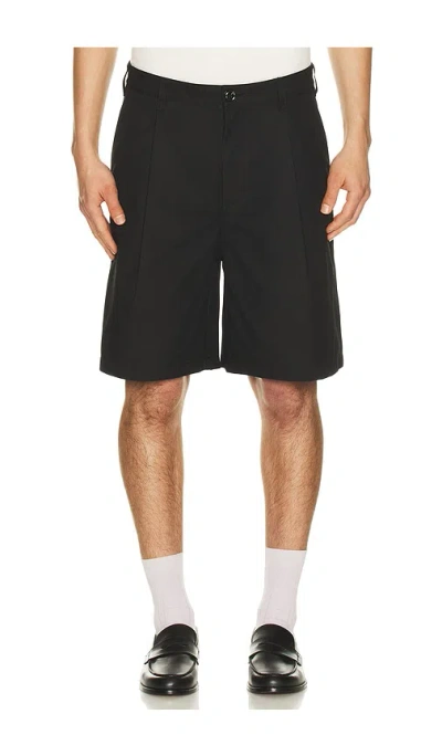 Obey Dean Pleated Short In Black