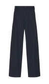 Obey Dean Stripe Pleated Pant In Black
