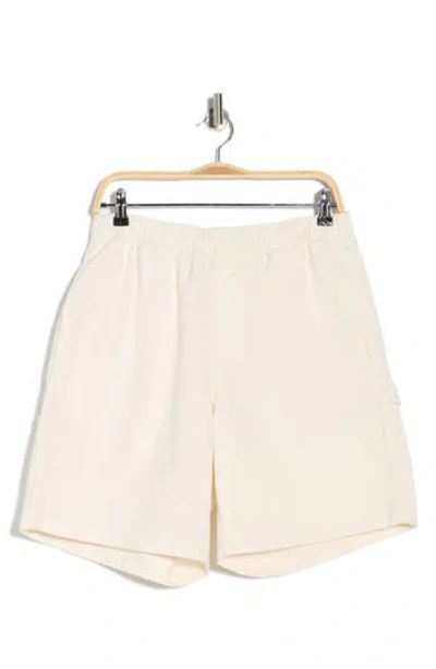 Obey Denim Carpenter Shorts In White
