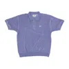 Obey Denton Men's Short Sleeve Polo Terry Cloth Polo Hydrangea In Hydrangea
