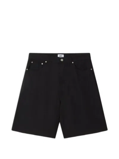 Obey Devin Baggy Shorts In Black