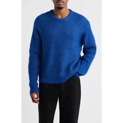 Obey Dexter Relaxed Sweater In Blue