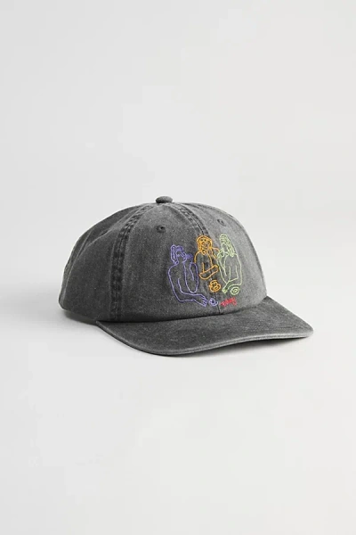 Obey Dinner 6-panel Snapback Hat In Black, Men's At Urban Outfitters In Green