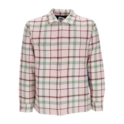 Obey Dom Shirt Jacket Men's Padded Shirt Pink Clay Multi