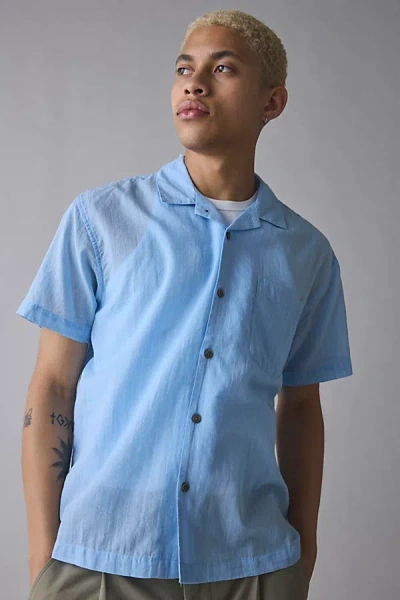 Obey Donnie Woven Shirt Top In Slate, Men's At Urban Outfitters In Gray
