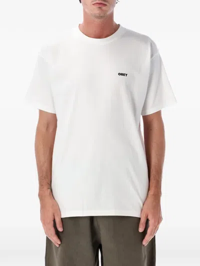 Obey Earth Crisis Graphic-print T-shirt In White