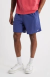 Obey Easy Bold Nylon Shorts In Blue