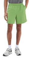 Obey Easy Bold Nylon Shorts 6.75 Piquant Green In Piquant Green