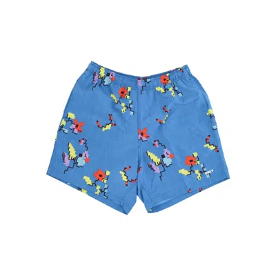 Obey Easy Digital Short Men's Shorts Atlantic Blue Multi