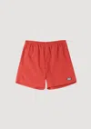 Obey Easy Eyes Nylon Short In Red