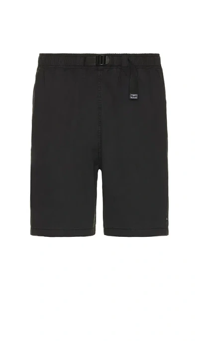 Obey Easy Pigment Trail Short In Pigment Anthracite