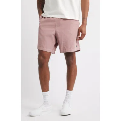 Obey Easy Pulp Cotton Corduroy Shorts In Neutral