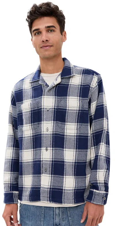 Obey Echos Woven Shirt Academy Navy Multi