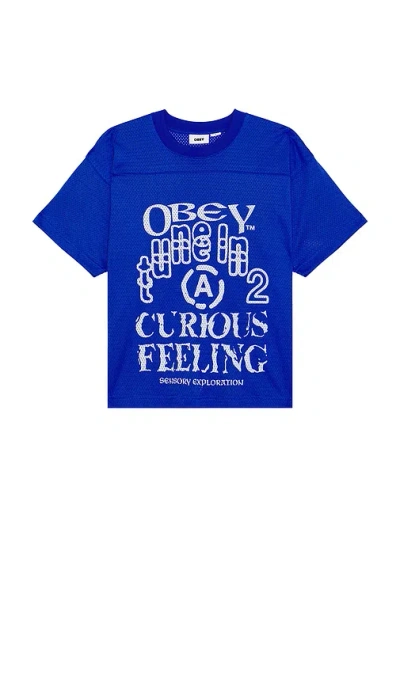 Obey Elm Practice Jersey In Blue