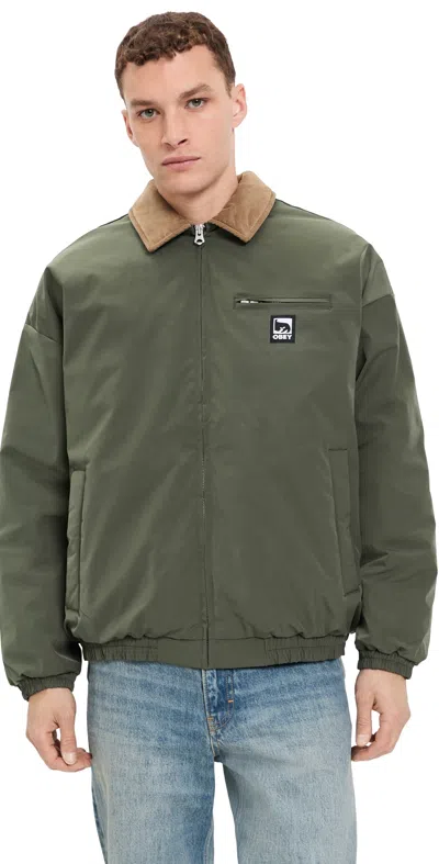 Obey Elysian Jacket Grape Leaf In Multi