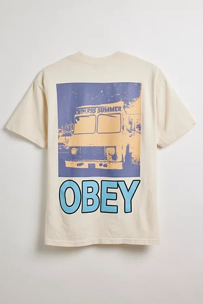 Obey Endless Summer Tee In Sago, Men's At Urban Outfitters In Neutral