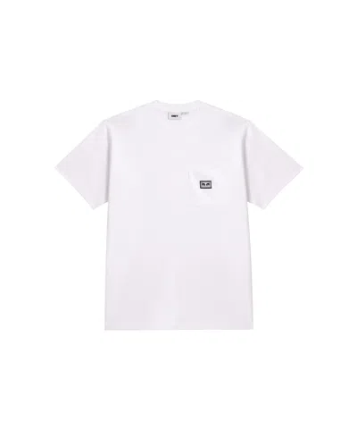 Obey Established Works Eyes Pocket Tee Ss In White