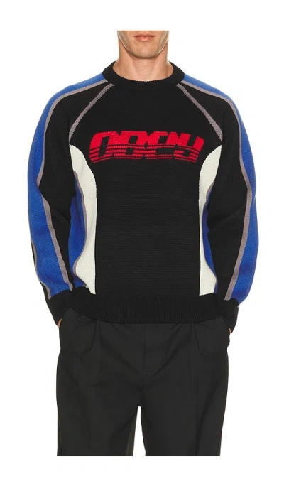 Obey Estadio Sweater In Blue