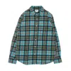 Obey Even Men's Long Sleeve Shirt L/s Woven Wovens Aqua Multi In Aqua Multi