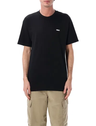 Obey Exclamation Graphic T-shirt In Black