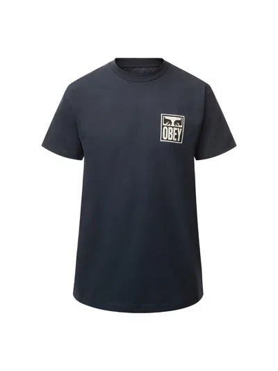 Obey Eyes Icon 2 Classic T-shirt In Navy