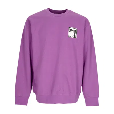 Obey Eyes Icon 2 Crew Premium French Terry Dewberry Men's Lightweight Crewneck Sweatshirt