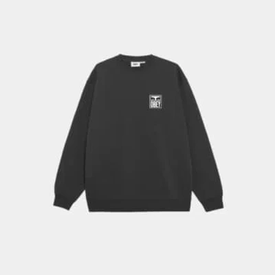 Obey Eyes Icon 2 Crewneck Sweatshirt In Black