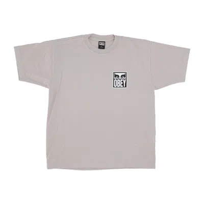 Obey Eyes Icon 2 Silver Gray Men's T-shirt