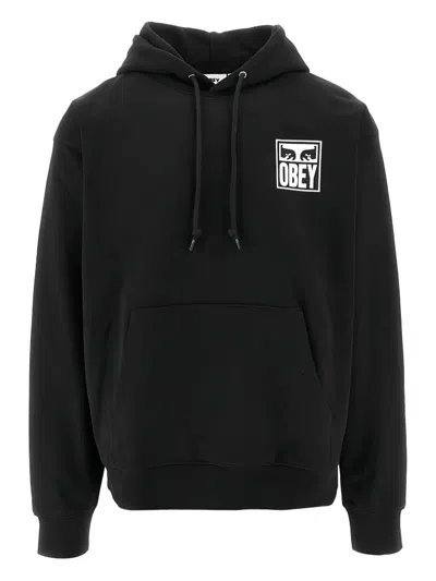 Obey Eyes Icon Hoodie In Black