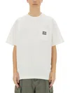 Obey "eyes" T-shirt With Pocket In White