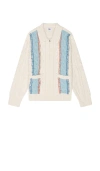 OBEY EZRA ZIP UP CARDIGAN