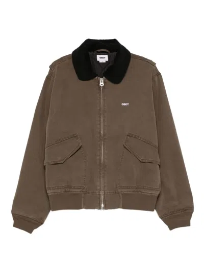 OBEY FADE WASH CWU JACKET