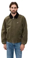 Obey Fade Wash Insulated Jacket Wren Faded Wash In Green