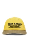 Obey Farms 6 Panel Strapback Cap