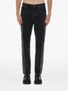 Obey Five-pocket Jeans In Black