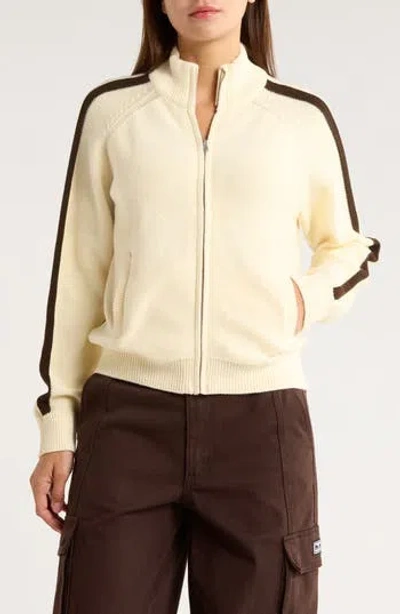 OBEY OBEY FRANKIE TRACK FULL ZIP SWEATER