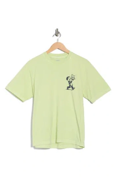Obey Fresh Hot  Graphic T-shirt In Green