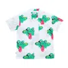 Obey Frogman Woven Men's Short Sleeve Shirt S White Multi In White Multi