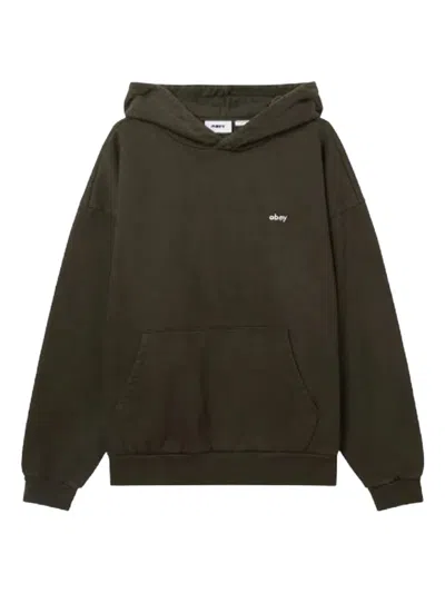 Obey Sweatshirt With Logo In Green