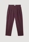 Obey Fubar Pleated Pant In Brown