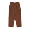 Obey Fubar Pleated Pant Sepia Men's Long Trousers In Sepia